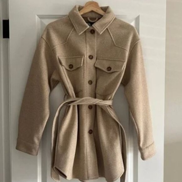 Zara Belted Jacket - Picture 2 of 5